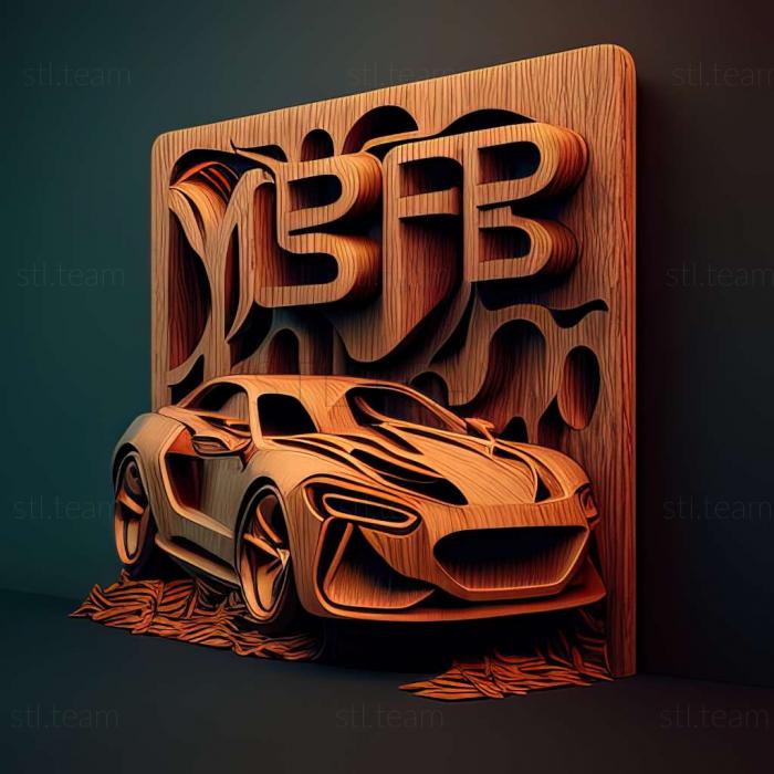 3D model Need for Speed Heat game (STL)